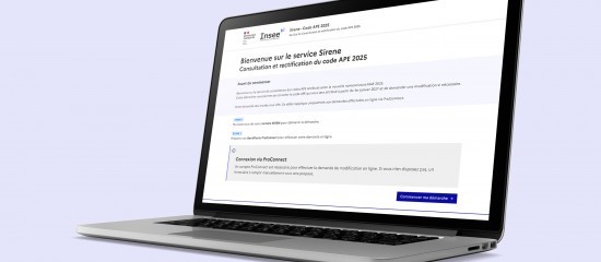 Prenez connaissance de votre nouveau code APE !